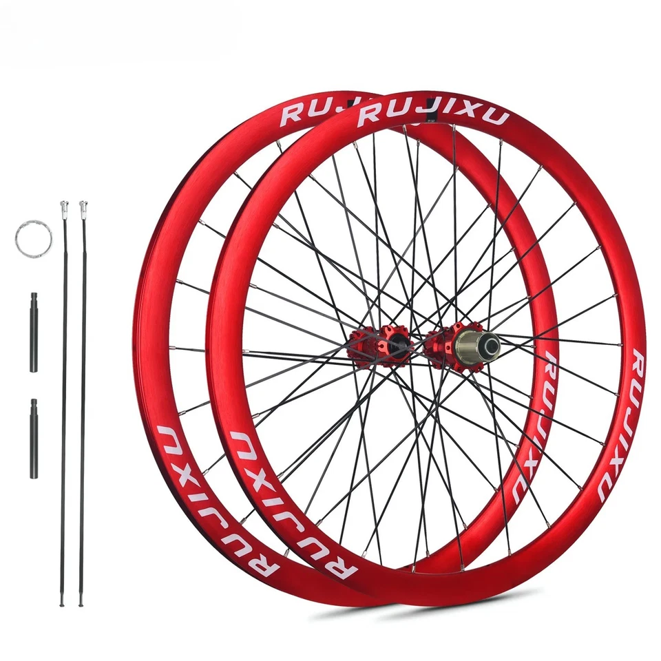 700C Rennrad Tubeless Scheibenbremse Laufradsatz QR Steckachse Center Lock Naben