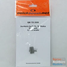 QBT72259 1:72 Quickboost Ju 87B/R Stuka  Exhaust (FUJ kit) #72259