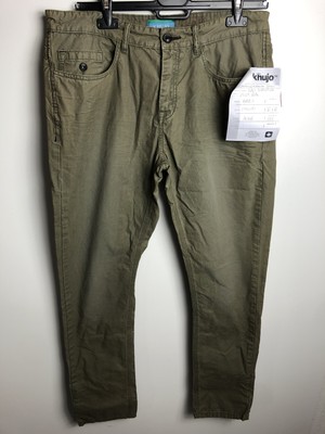 Khujo Mens Trousers Model: Bates Green W32 L34