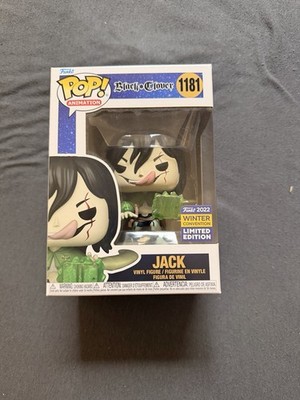 Funko Pop! 1181 Jack Black Clover Winter Convention 2022 Exclusive Vinyl Figur