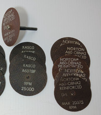 Norton A60-OBNA2 High Speed Cutoff Wheels 3" dia, 0.03 in Thick, 1/4"ARB+ ARBOR!