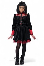 Brand New Gothic Vampiress Dress Child Costume
