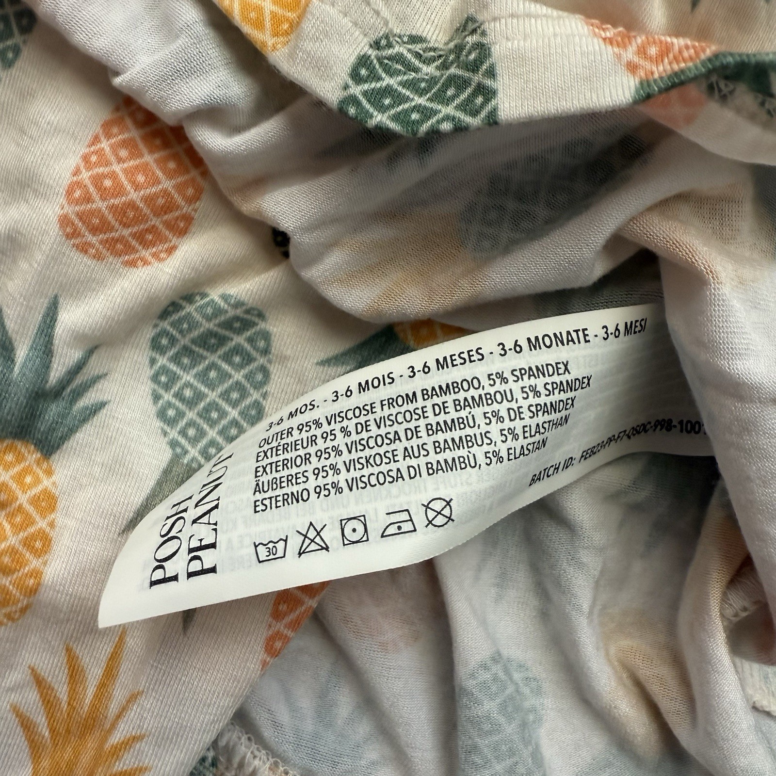 POSH PEANUT RACERBACK TWIRL BODYSUIT DRESS IN MCGUIRE 3-6 mo bamboo