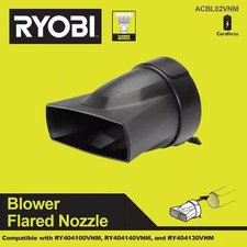 New Ryobi ACBL02 Wide Spread Rubber Blower Nozzle Attachment Ryobi Compatible