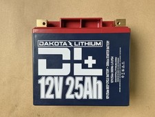 Dakota Lithium DL 12V 25Ah LiFePO4 Deep Cycle Starter Battery 300Wh Untested