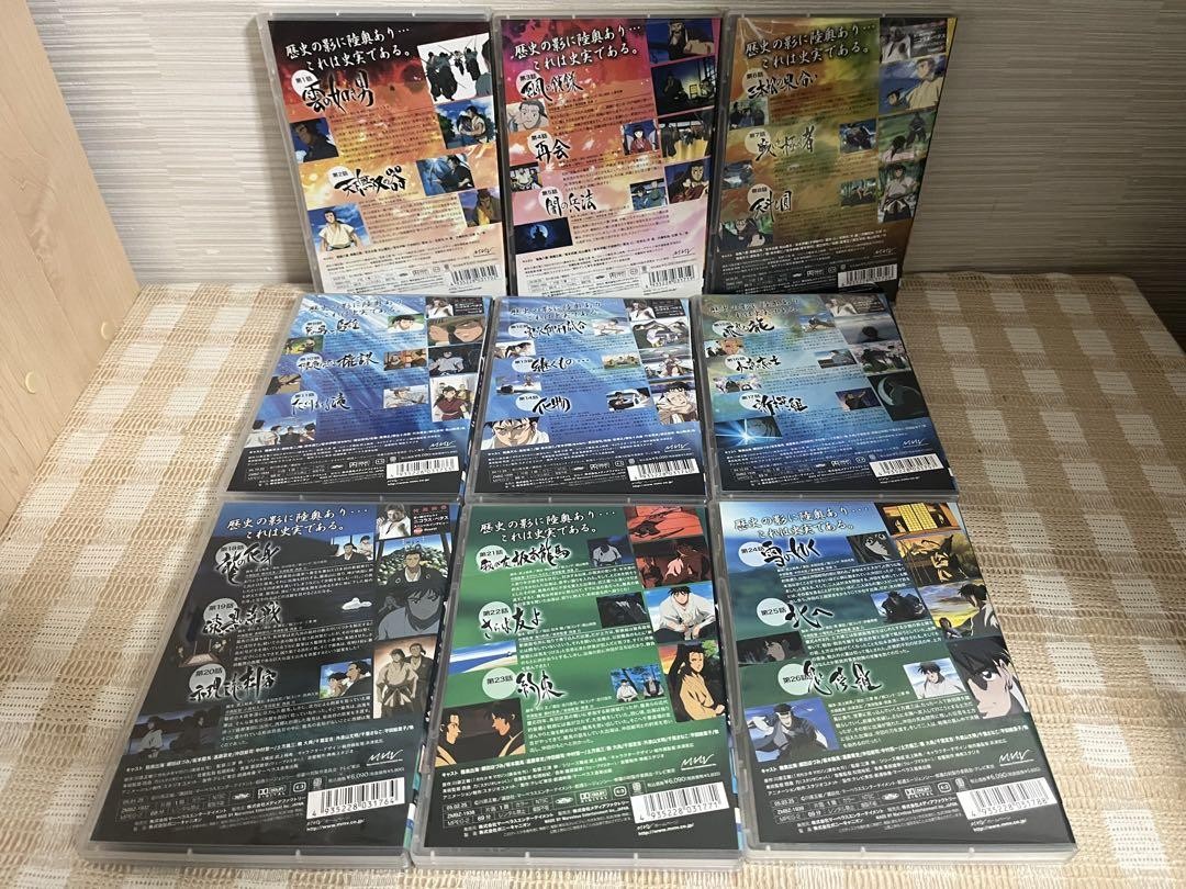 Shura no Toki Mutsu Enmei-ryuu Gaiden DVD Vol.1-9 Set with Box