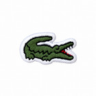 Crocodile Iron-On Sew-On Patch Embroidered Logo Jacket Badge Outdoor 3.2x1.7 cm