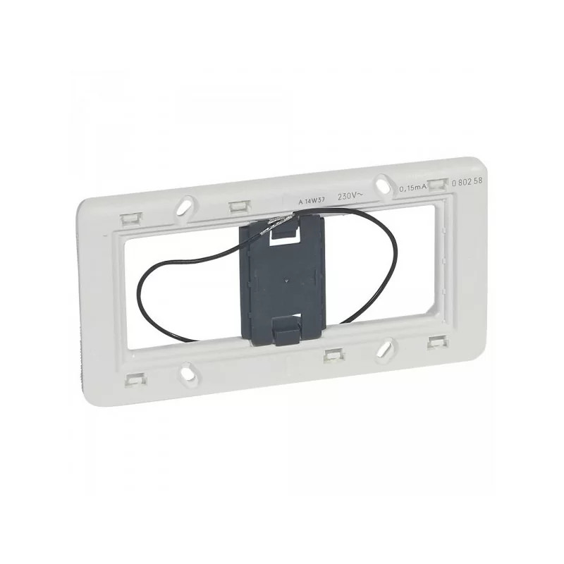 Support lumineux horizontal Legrand 080258 pour salon et couloir Mosaic