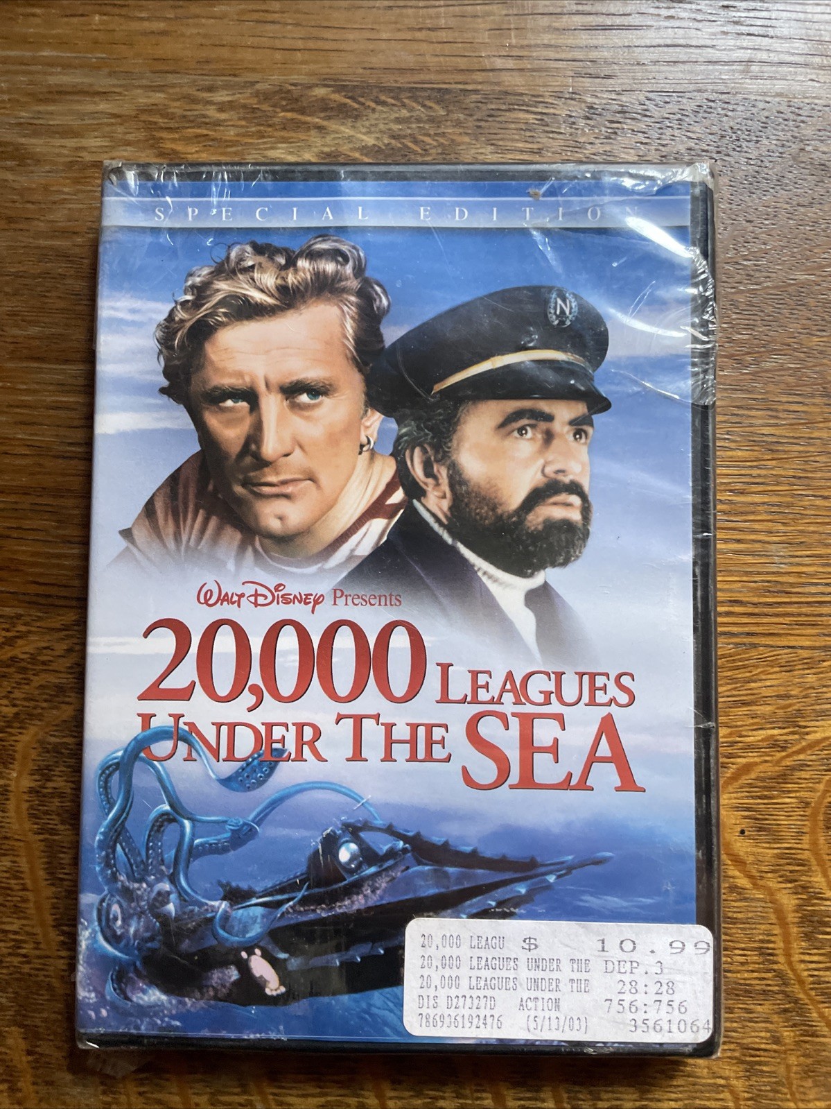 20000 Leagues under the Sea (DVD, 1954)