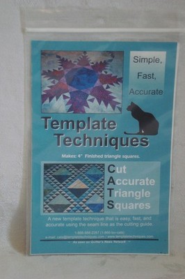Template Techniques Triangle Quilt Template 4'' ~ READ DESCR ON SHIP TIME