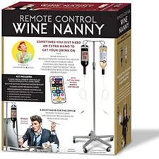 Wine nanny prank gift box - perfect gag gift for funny white elephant