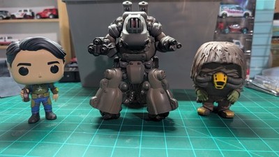 Fallout Funko Lot Vault Dweller Sentry Bot Mole Miner No Box