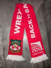 Wrexham AFC United Airlines Rare Scarf Back To Back To Back