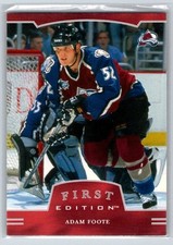 2002-03 ITG Be a Player First Edition #115 Adam Foote Colorado Avalanche