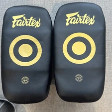 Fairtex KPLC5 Muay Thai/Kickboxing Lightweight Thai Pads - Black