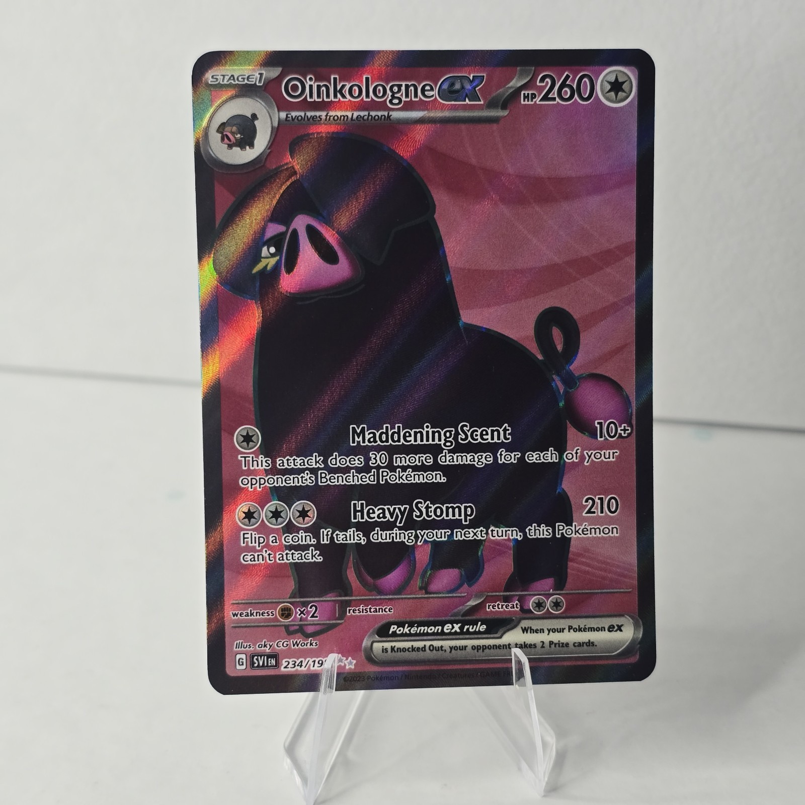 Pokemon - Oinkologne EX -  234/198 - SV01: Scarlet & Violet Base Set - NM