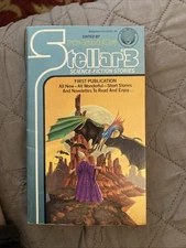 SF Vintage Pb, Stellar #3 by Del Rey, Del Rey Books, pbo 1977, VG