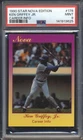 1990 Star Nova Edition /500 KEN GRIFFEY JR Career Info #178 PSA 9 MARINERS HOF