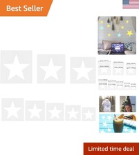 8 PCS Large Star Stencil, Star Stencils Different Sizes, Stars Template Stenc...