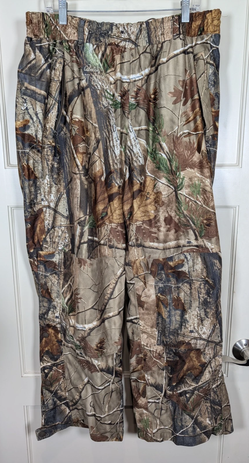 Cabela's Dry-Plus Pants Mens Size: XL Camo Realtree AP Hunting Rain