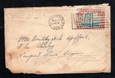 US # C11  (1928) 5 {Damaged in Airplane Crash} Park City, Ut {3/11/1929}