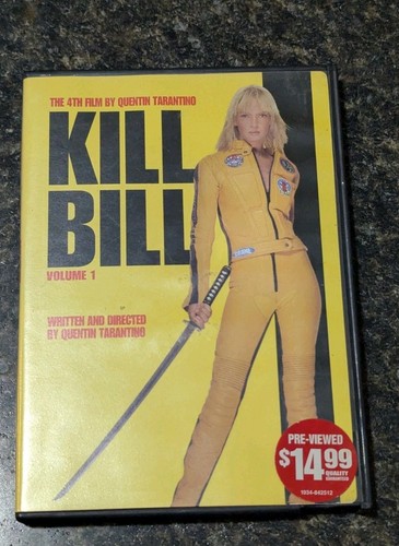 Kill Bill Volume 1 (DVD, Ex Blockbuster Rental, Widescreen, Quentin Tarantino) - Picture 1 of 4