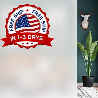 Pelicula Esmerilada Para Ventana Privacidad Control De Calor UV Hogar Oficina US