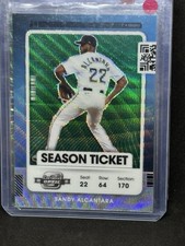 2021 Panini Contenders - Season Ticket Sandy Alcantara #87 Optic