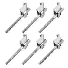 6 St&uuml;ck Spannklauen mit Spannschrauben, Ersatzteile f&uuml;r Snare- und