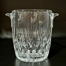 Cristal D'Arques-Durand Crystal Champagne Ice Bucket, Scalloped Rim, Cut Star & Fan Pattern — listing 3