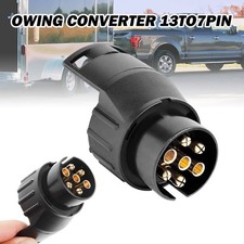 7 to 13 pin Trailer Caravan Towbar Towing Electric Socket Adapter Plug Converter