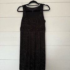 Express Women’s Small Black Patterned Dress
