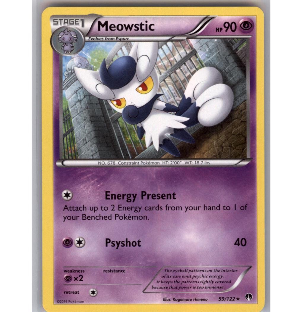Meowstic Normal Rare XY - BREAKpoint 59/122 NM