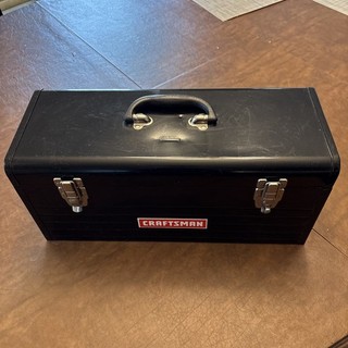 Craftsman Tool Box in Black with no Tray Good Condition