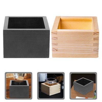 2 Pcs Japanische Quadratische Schachtel Geschirr Sushi-Zubehör Sushi-Behälter