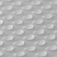 Self Adhesive Clear Rubber Feet Bumpons 0.25 inch Diameter 0.079 Height 100 Pack