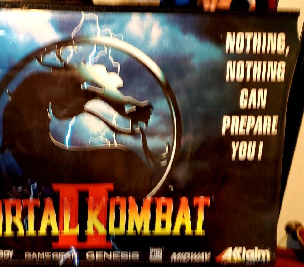 Mortal Kombat Shaolin Monks Playstation 2 Glossy Promo Ad Poster Unframed  G1937