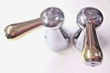 Delta H678CB Leland Roman Tub Faucet Handles Levers Shiny Chrome  Brass 2 Large