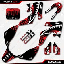 Red Camo Savage Racing Graphics kit Fits 04-12 Honda Crf50 CRF 50 Decal