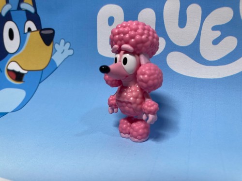 Bluey Friends COCO Caniche Rosa Posable Perro Figura de Repuesto Juguete Compañeros Azul - Imagen 8 de 11