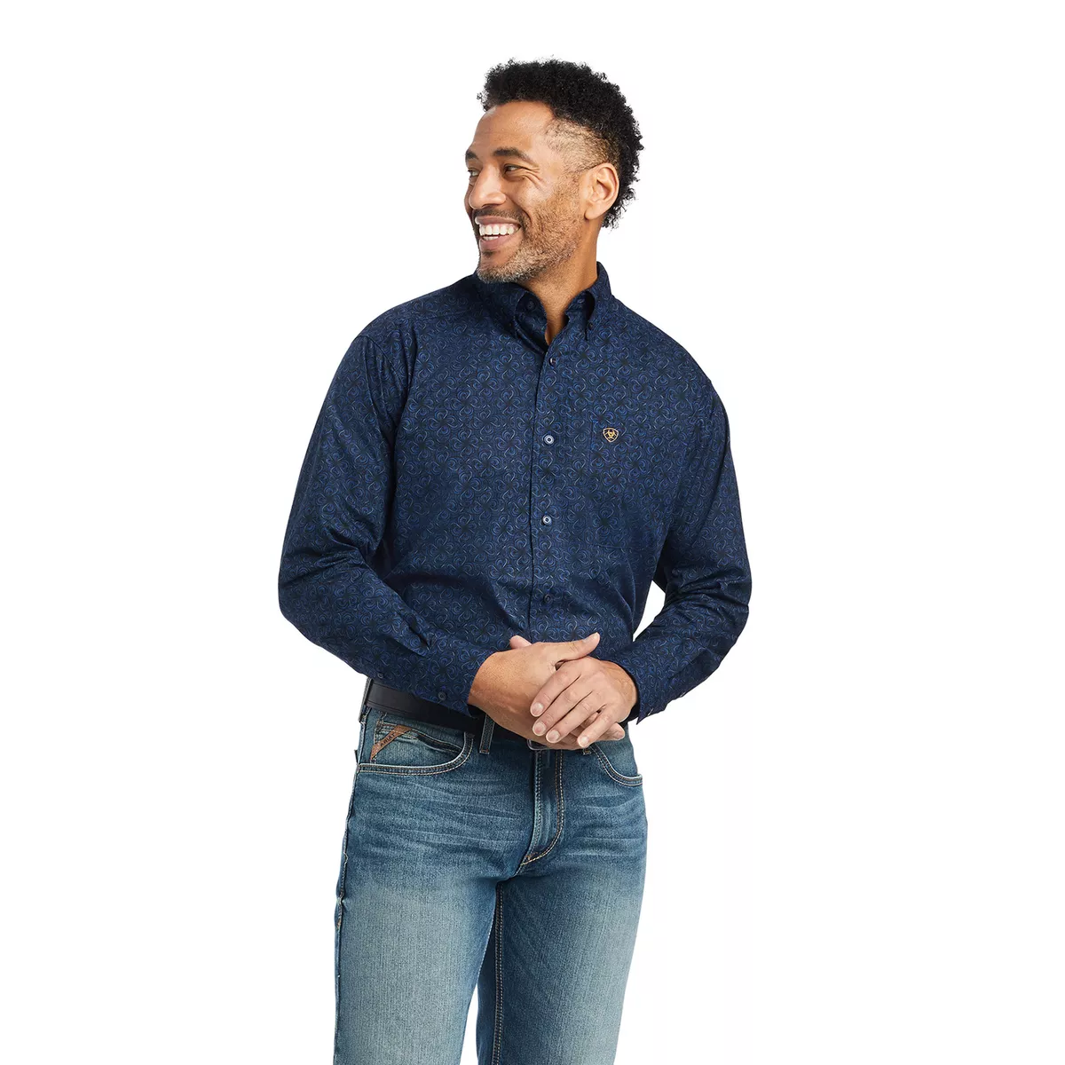 Ariat blue cheap shirt