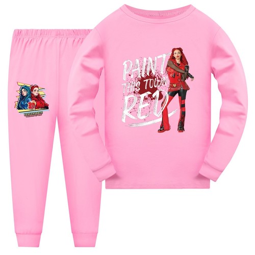 Descendants 4 The Rise of Girls' Long Sleeve Pajama Set for 5-13 Years Old - Picture 3 of 30