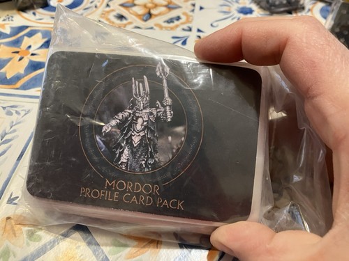 MORDOR Profile Card Pack - Middle Earth Strategy Battle Game - Games Workshop
