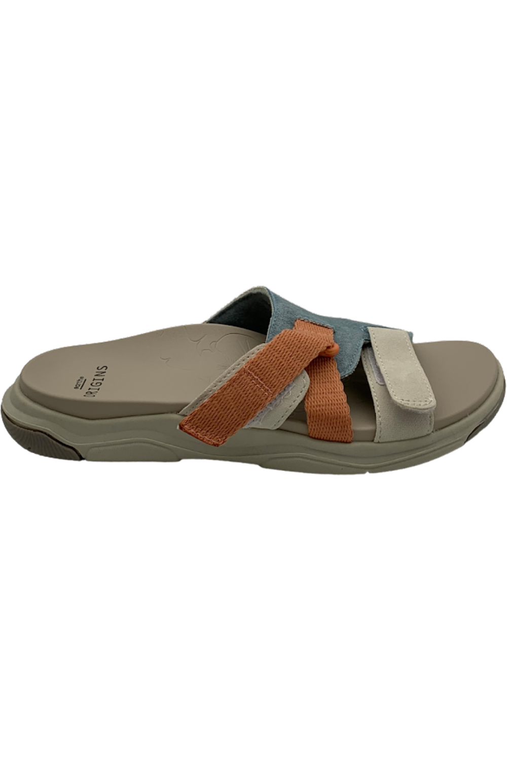 APL Sandali sportivi in camoscio Earth Origins Vara blu pesca beige