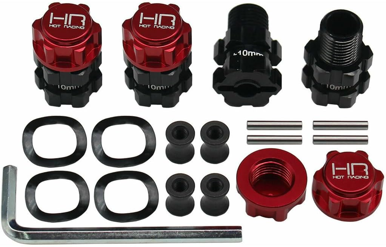 ATF117XT02 Aluminum Heavy Duty 17Mm Hex Hubs 10Mm Offset Arrma 1:10 4X4