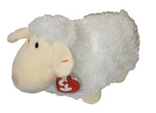 Ty Large Plush Classic LAMBERT White Lamb Sheep 10" MWMTs Stuffed Animal Toy