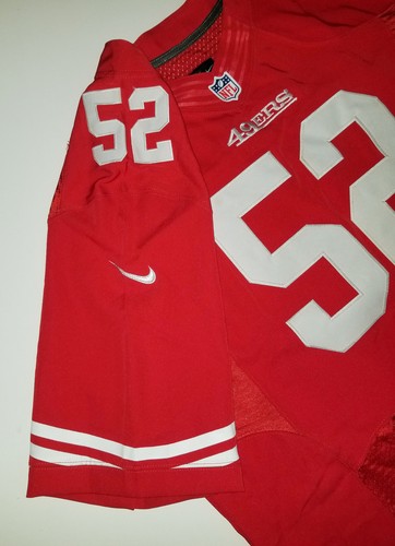 Patrick Willis San Francisco 49ers Jersey NIKE On Field Vapor Limited Sewn 52 - Picture 8 of 9