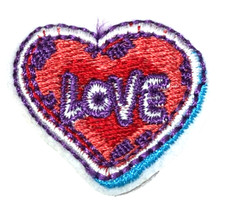 Patch Sew On for Clothing Backpacks Hats Jackets Pants HEART SIGN Symbol A211