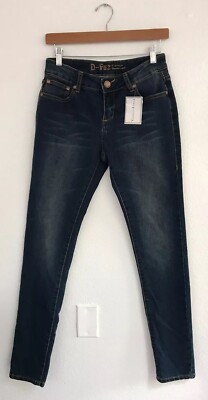 New with Tag Boutique D-Fuz Premium Denim wear Dark Wash Skinny Jeans size 9/10