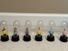 Vintage Disney Ceramic Princess 6 Pc Set Sterling Classic